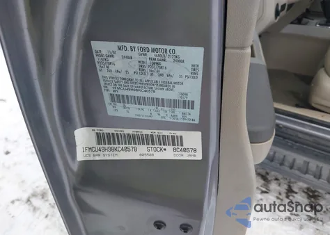 2008 Ford Escape Hybrid from USA, damaged, VIN 1FMCU49H98KC40578
